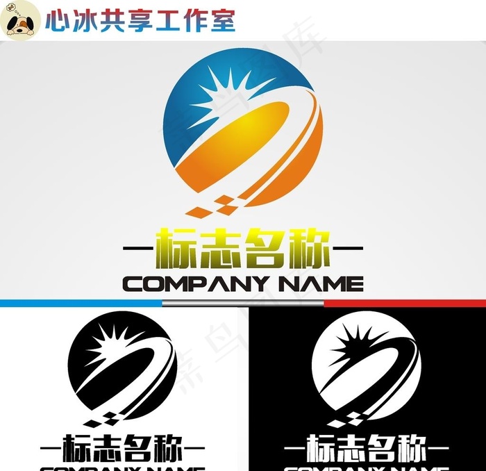 科技logo图片cdr矢量模版下载