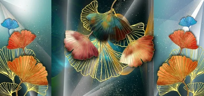 三联画图片(9449X4724(DPI:150))psd模版下载