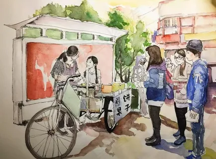 煎饼果子图片 煎饼果子图片