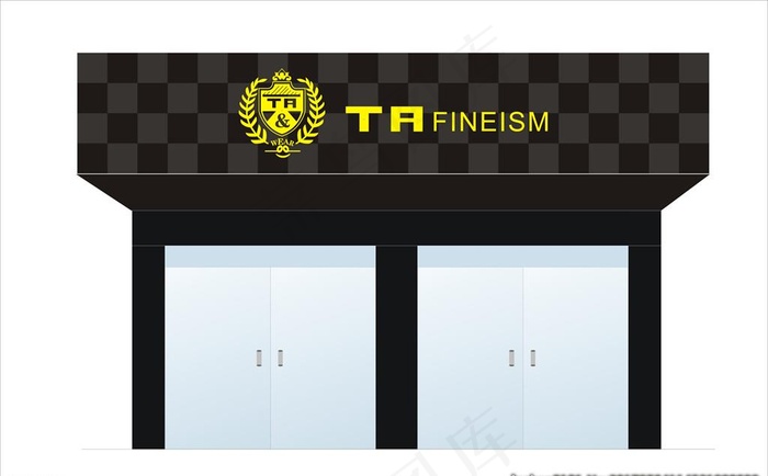 男装门面招牌图片