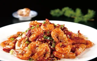 椒盐海中虾图片