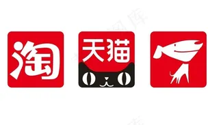 淘宝天猫京东logo图片