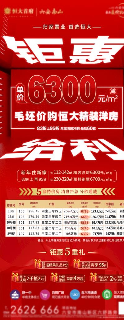 房地产微信图图片(1063X2527(DPI:300))psd模版下载