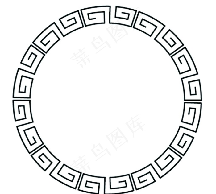 圆形花纹图片