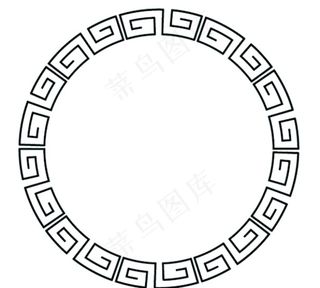 圆形花纹图片