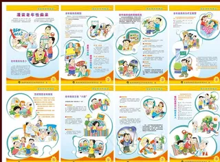 老年性痴呆科谱知识漫画画册图片