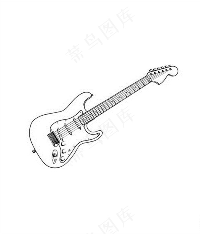 吉他图标系列 guitar图片eps,ai矢量模版下载