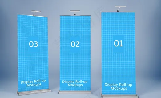 易拉宝VI样机图片