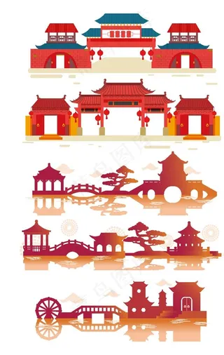 中式园林建筑图片