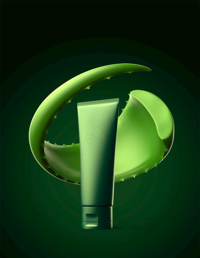 绿色瓶子海报图片