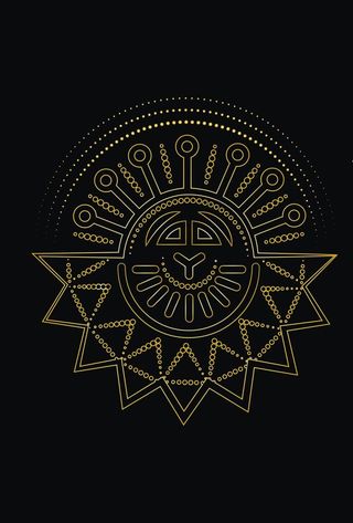 星座塔罗牌图案矢量图下载图片