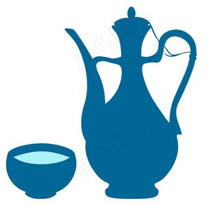 酒壶图标设计图片