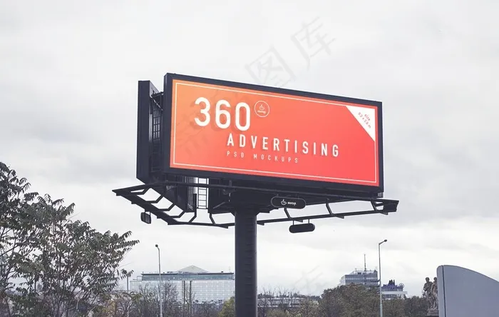 花坛广告牌图片(3088X2056(DPI:72))psd模版下载