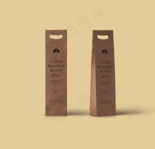 牛皮纸袋样机图片
