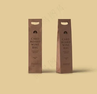 牛皮纸袋样机图片