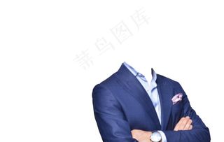 商务正装西服形象照图片