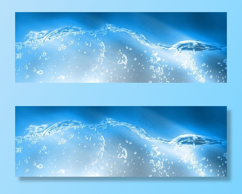 水流水珠流动清新背景素材图片