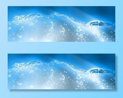 水流水珠流动清新背景素材图片