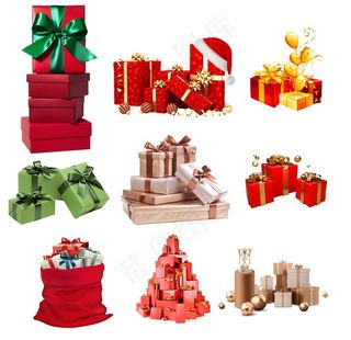 礼品堆图片