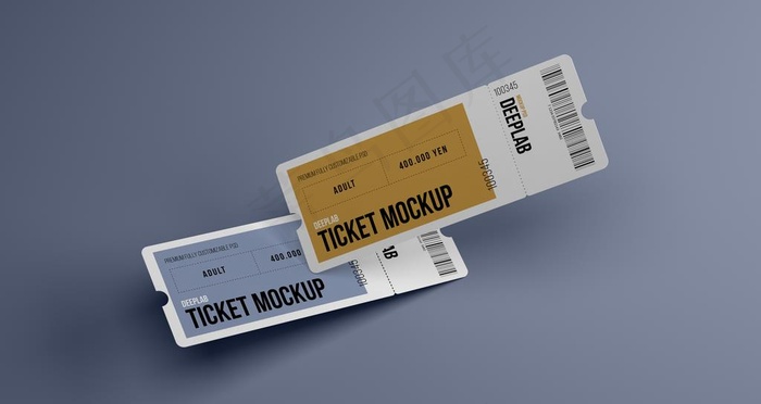 门票样机图片