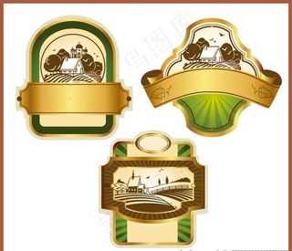 异形标签 金属标签图片