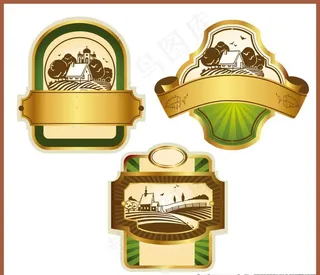 异形标签 金属标签图片