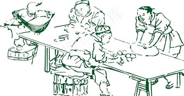 揉面图片 揉面图片