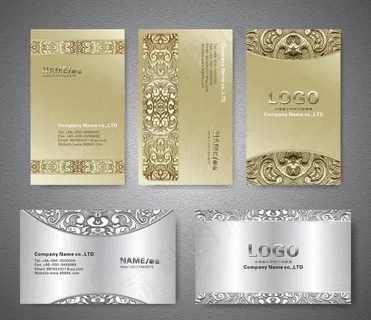 高档名片素材图片