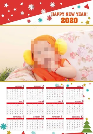 2020年日历年历海报图片