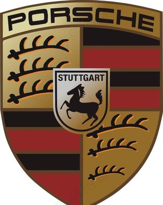 保时捷标志矢量图图片