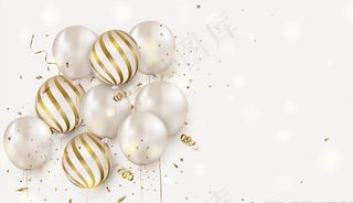 生日气球背景图片