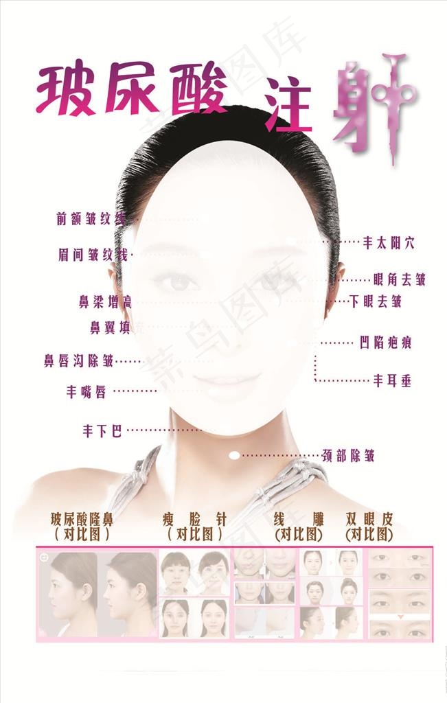 玻尿酸 注射图片(2362X3543(DPI:150))psd模版下载