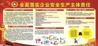 2017安全生产月展板图片