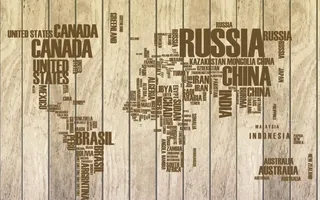 木板上的字母地图图片