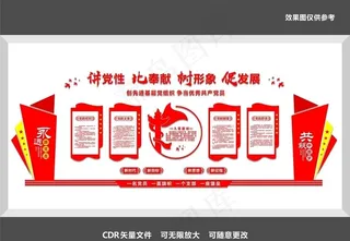 党建形象墙图片