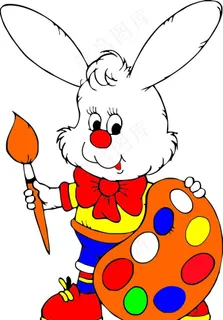卡通兔子图片