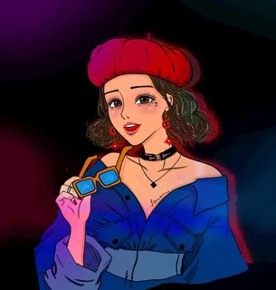 时尚女模特图片