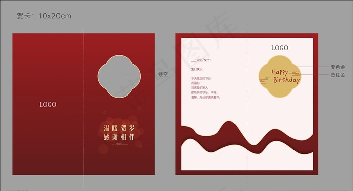 生日会贺卡图片