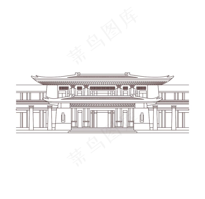 简约扁平图片ai矢量模版下载