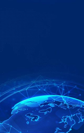 互联网科技区块链蓝色背景图片