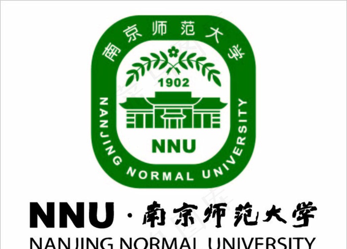 南京师范大学logo图片ai矢量模版下载