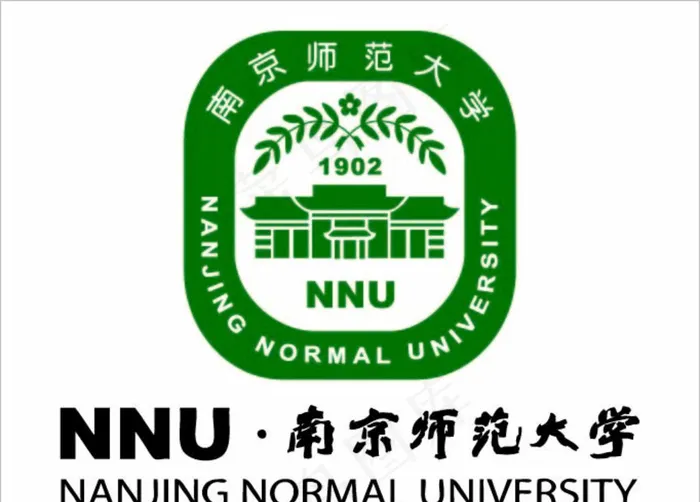 南京师范大学logo图片ai矢量模版下载
