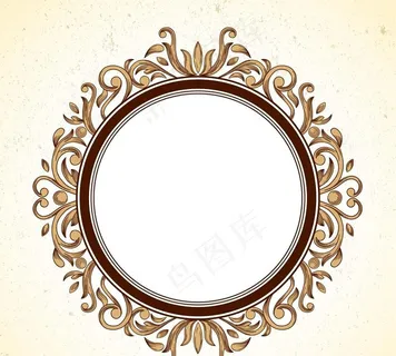 圆形装饰框图片