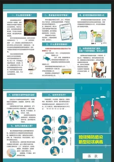 如何预防新型冠状病折页图片