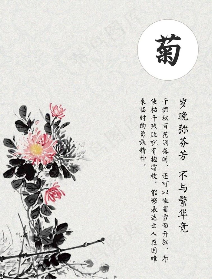 梅兰竹菊图片