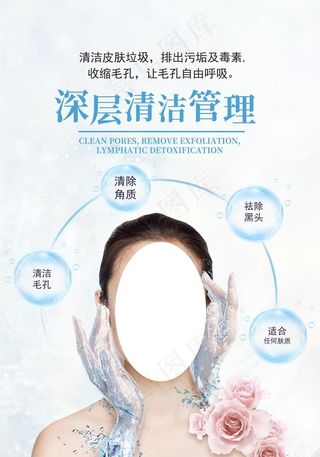皮肤清洁图片