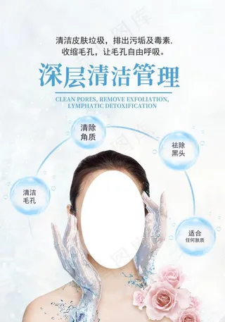 皮肤清洁图片