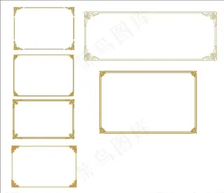 金色边框图片