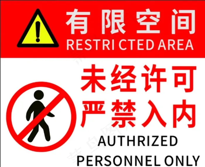 严禁入内图片cdr矢量模版下载