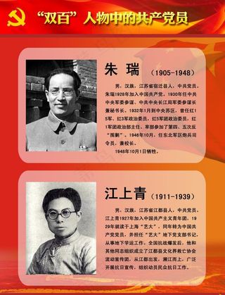 双百人物展板图片